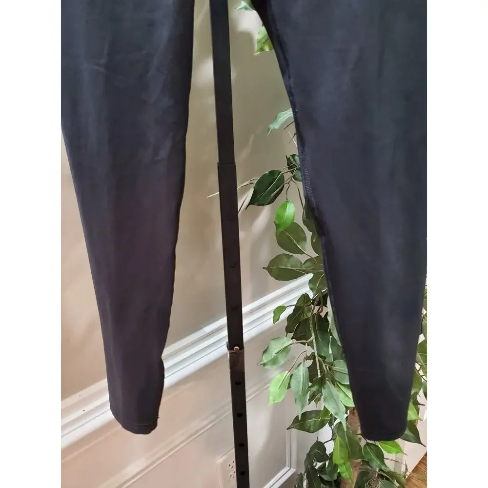 Ingrid & Isabel Black Polyester Mid Rise Skinny Fit Maternity Leggings Size M - Picture 3 of 10